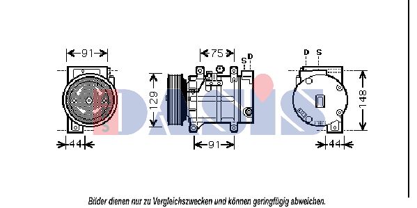 AKS DASIS Kompressor,kliimaseade 851632N